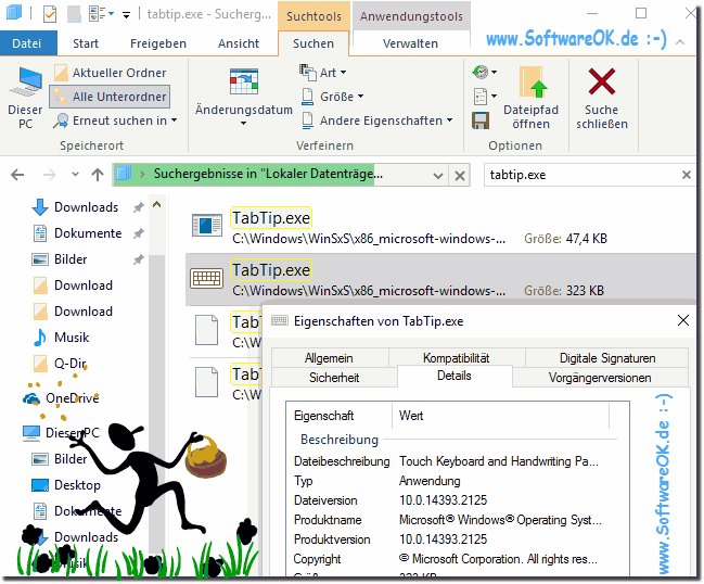 Touchscreen auf einem Desktop PC TabTipt!