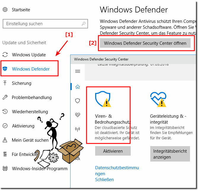 Windows-10 Ordner Schutz!