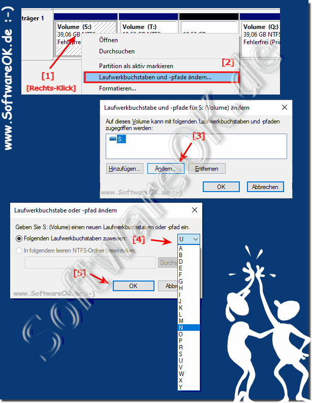 Laufwerks Buchstaben ndern nach Formatierung!