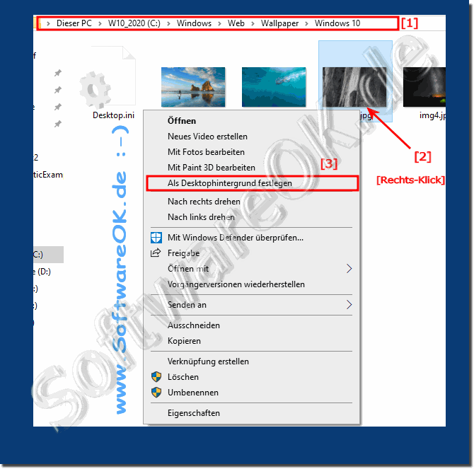 Desktop Hintergrund bei nicht Aktiviertem Windows 10 ändern? 