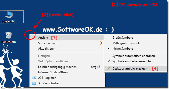 Windows 10 Desktop ist Wieder DA!