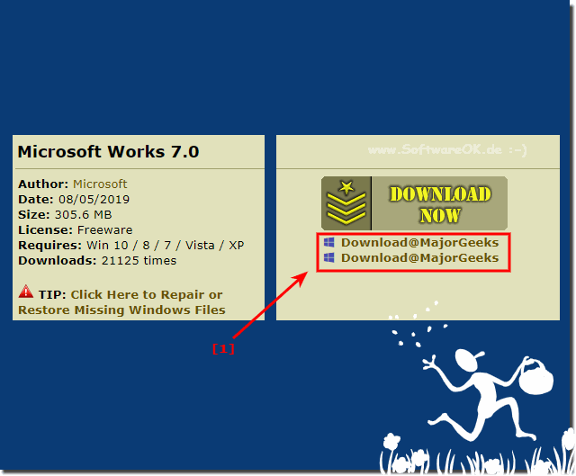 Download Microsoft Works für Windows!