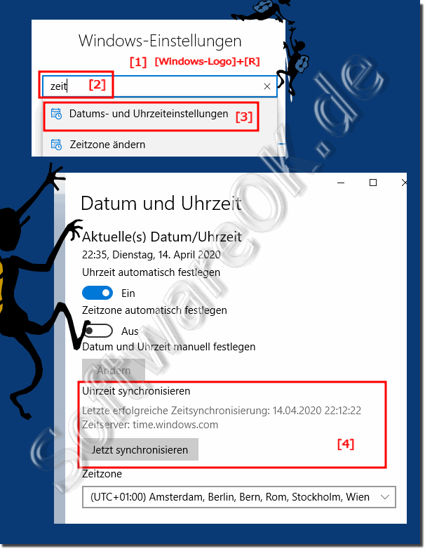 Die einfachste Methode zum Synchronisieren mit einem Zeitserver auf Windows 10!