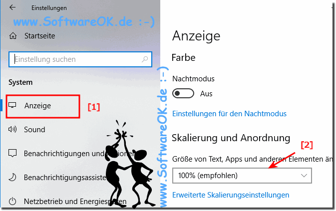 Skalieren der Gre von Text, Symbolen und Apps in Windows 10!