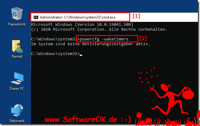 Weck-Timer unter Windows 10, 8.1, ... und MS Server 2019