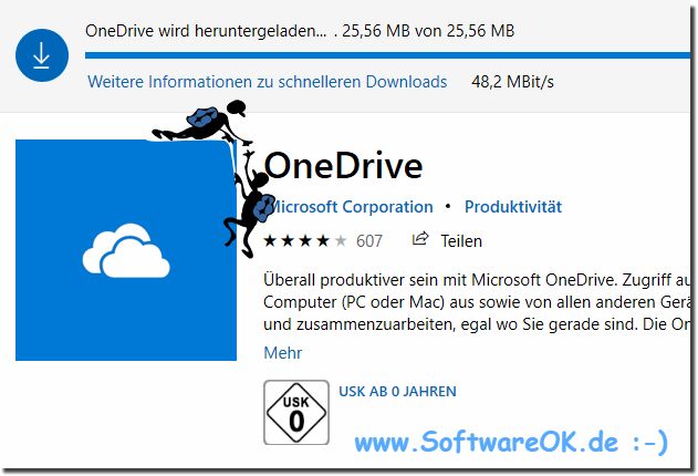 OneDrive erneut installieren unter Windows 10!