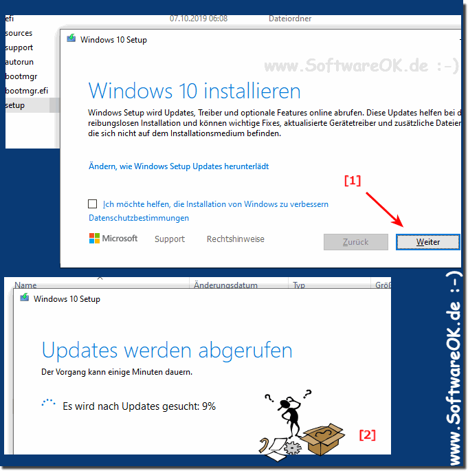 Update Windows 10 auf Windows 10 als Reparatur Option!