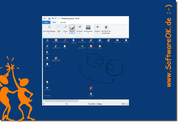 Erstellen eines Screenshots mit Paint in Windows 10!