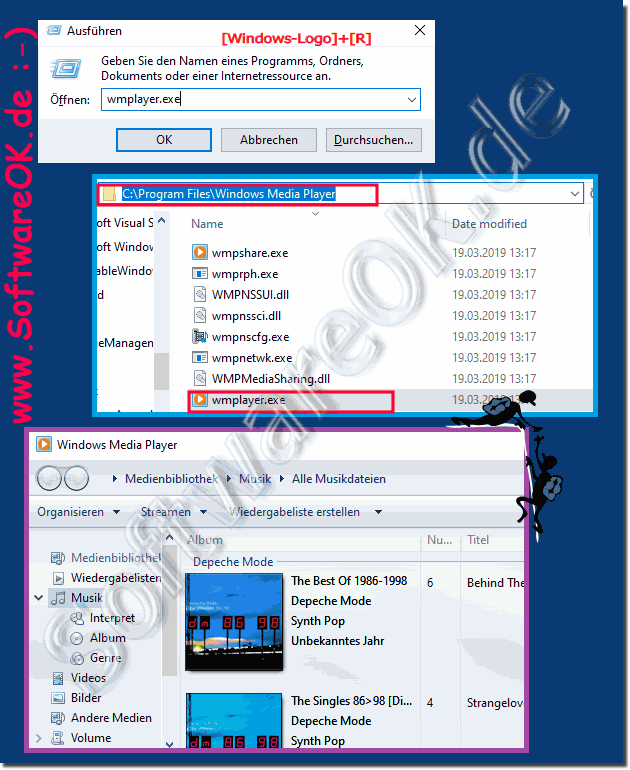 Windows-10-Media-Player finden und starten!
