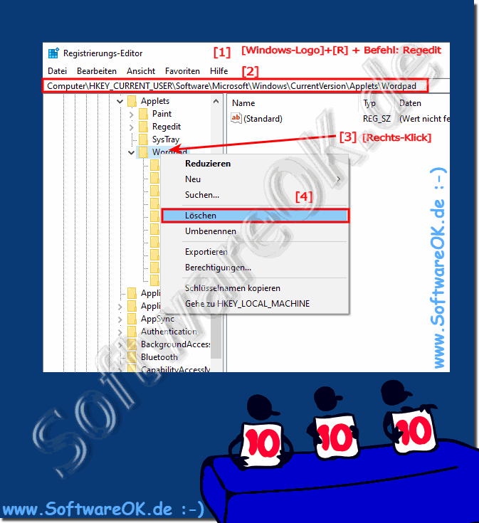 Wordpad erscheint in der Taskleiste aber das Fenster ist nicht Sichtbar!