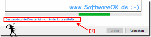 Alte Drucker ist nicht in der Liste!