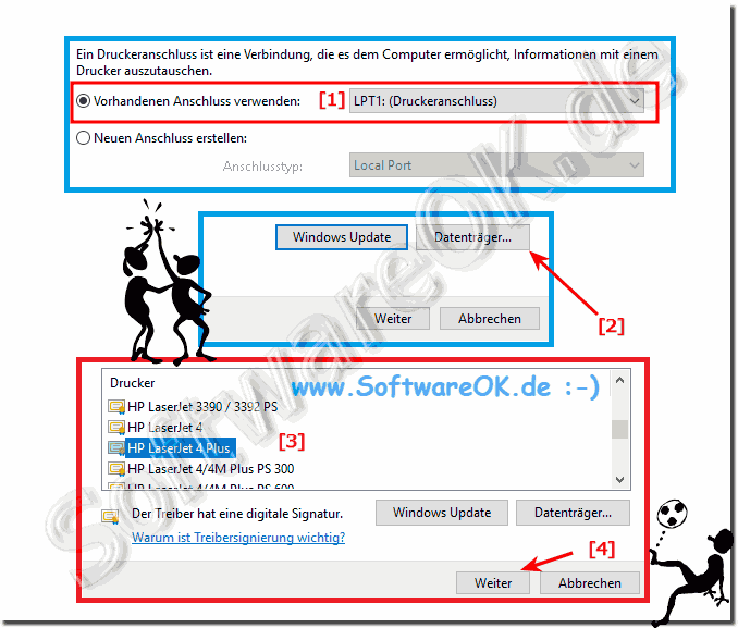 Drucker mit Eigenen Treibern Installieren, am Beispiel HP unter Win 10, 8.1, 7!