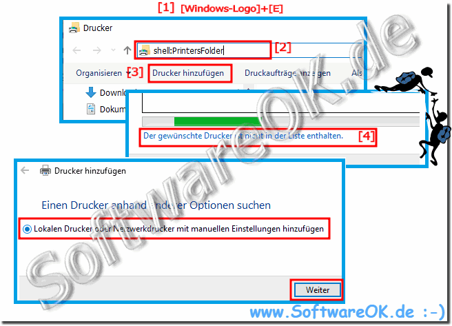 Drucker mit Eigenen Treibern Installieren, unter Windows 10, 8.1, 7!