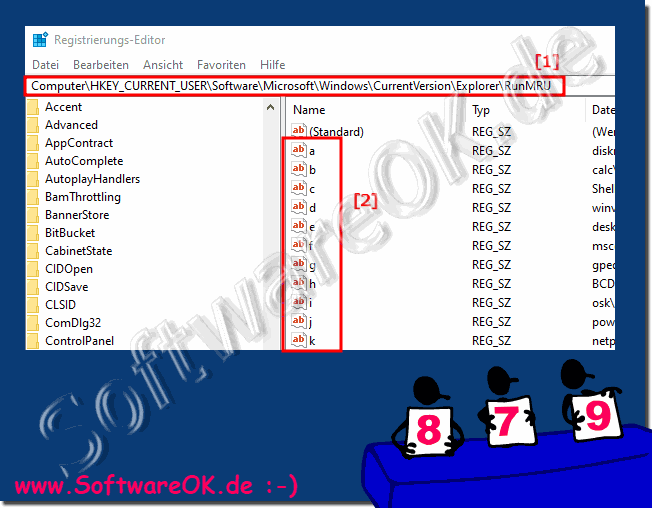 Automatische Vervollstndigung im Windows Ausfhren Dialog Registry-Eintrag!