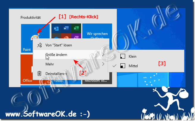 Die MS Paint Start Menu Kachel Gre ndern!