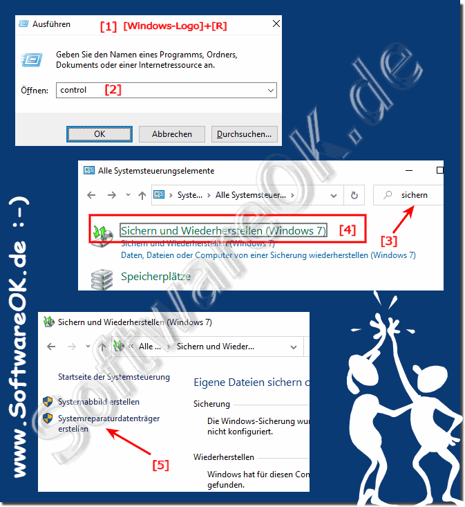 System Reparatur Datentrger fr Windows 10 erstellen!