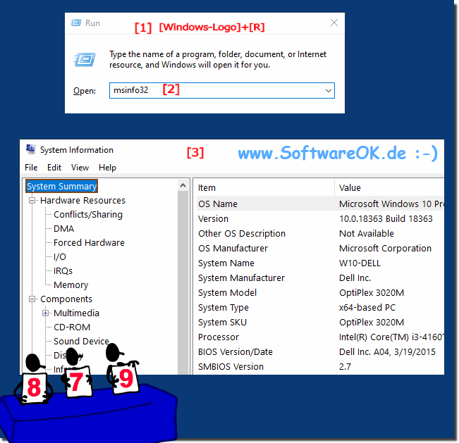 Systemkomponenten auslesen mit msinfo32 unter Windows!