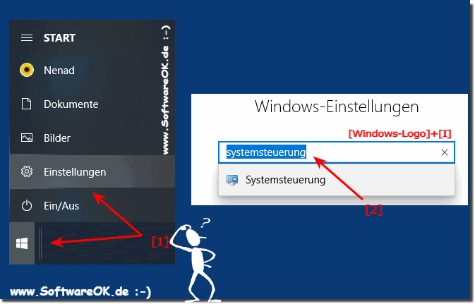 Windows 10 Systemsteuerung über Einstellungen!