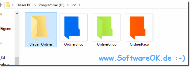 ndern Sie das Windows Ordnersymbole RGB Farbe!