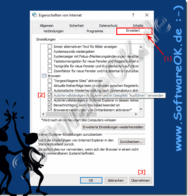 Automatische Vervollstndigung der Eingabeaufforderung funktioniert nicht!