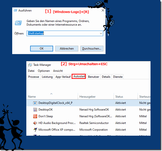 Der Autostart von Programmen in Windows 10!