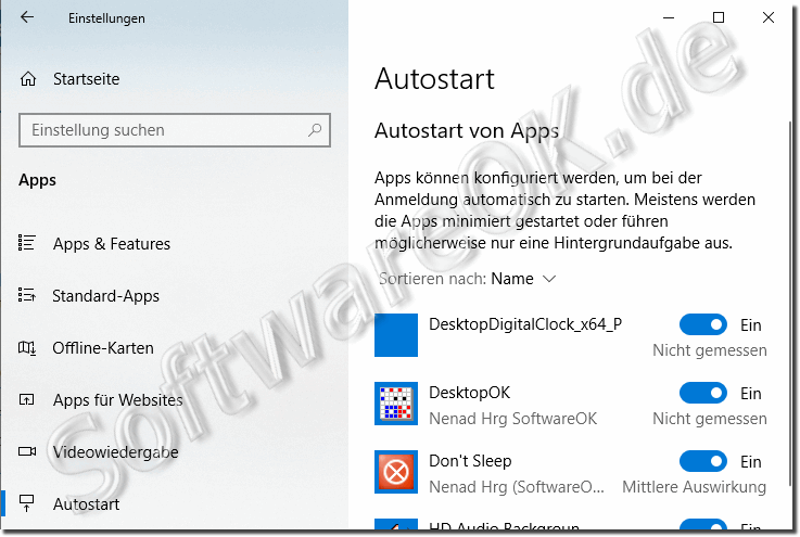 Der Autostart von Programmen in Windows 10!