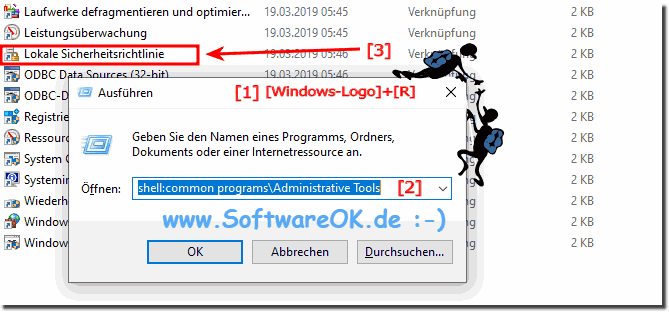 Lokale Sicherheitsrichtlinie in Windows 10!