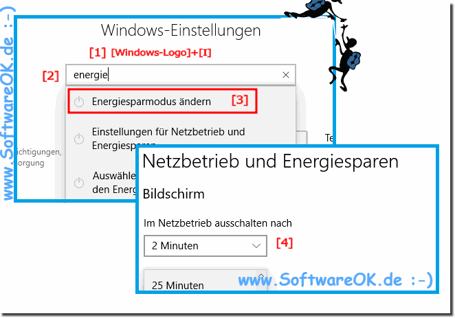 Monitor geht an und aus bei Windows 10!