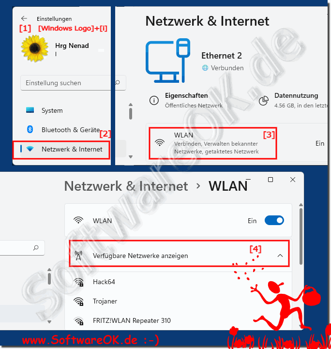 Neue WIFi bersicht in Windows 11!