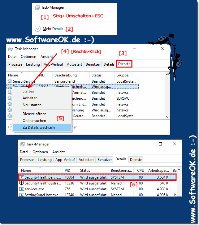 Speicherverbrauch durch Dienste in Windows 10 erkennen!