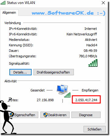 Mehrere Gigabyte Download unter Windows 10!