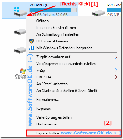 Update Windows-10 SSD Platz?