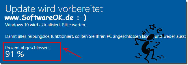 Windows-10 Update hngt bei 91%!