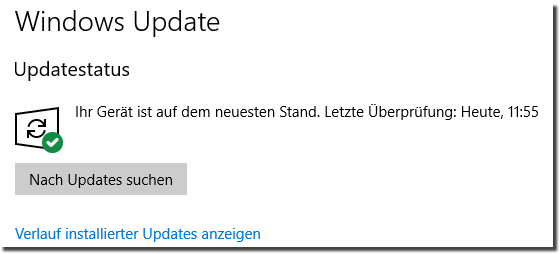 Windows-10 auf neusten Stand bringen!