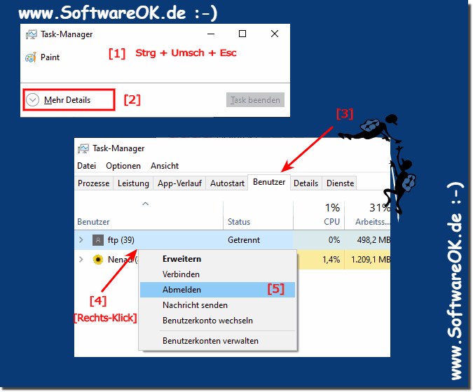 Windows 10 Abmeldung erzwingen!