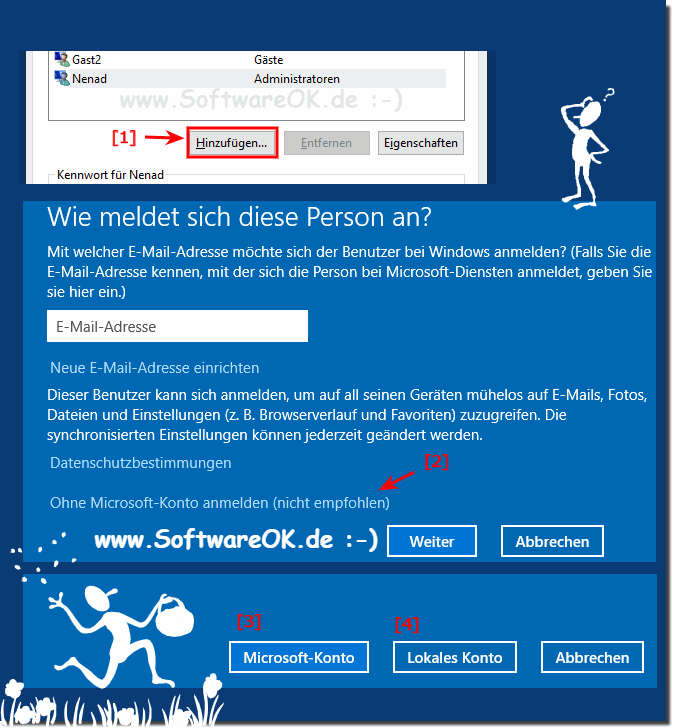 control userpasswords2 und Benutzer schnell erstellen!