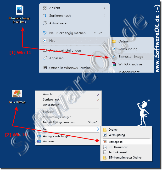 Bitmuster Image auf Windows 11!