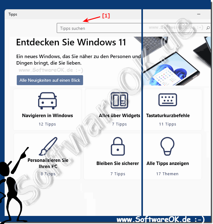 Windows 11 zeigt Ihnen, wie Sie Windows 11 verwenden!