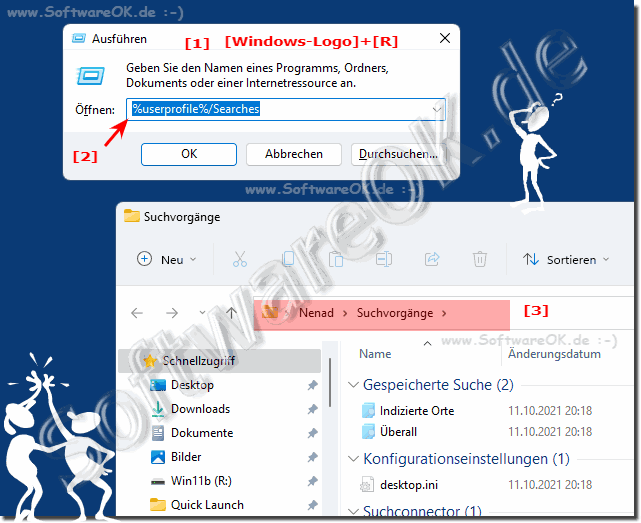 Such Ergebnisse Ordner unter Windows 11!