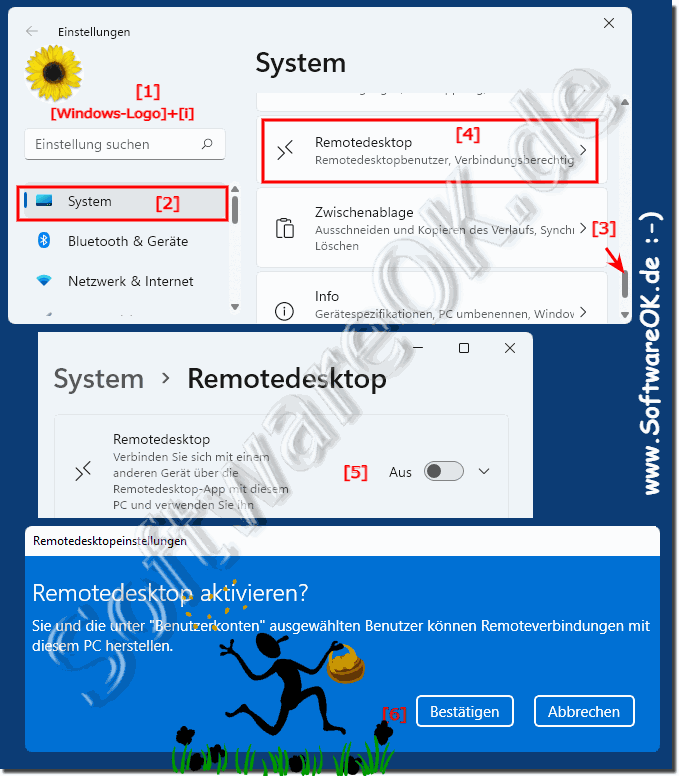 Remote Desktop Einstellungen in Windows 11!
