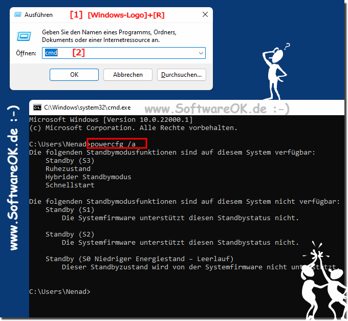 Untersttzten Energiesparplan / Standby-Modus Funktionen in Windows 11!