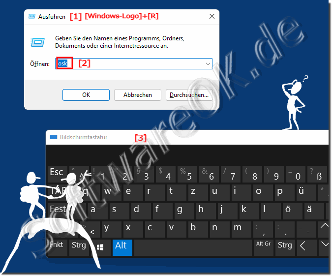 Bildschirm Tastatur Windows 11!