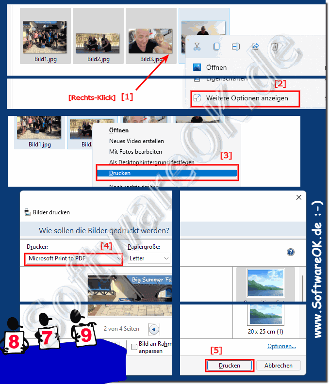 JPG Bild-Datei in ein PDF unter Windows 11 Konvertieren!