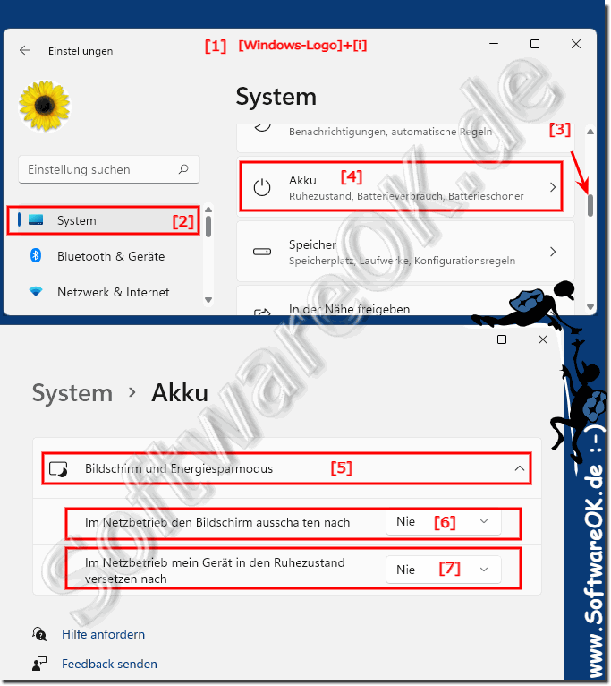 Verhindern Sie, dass Windows 11 Ihren Bildschirm ausschaltet!