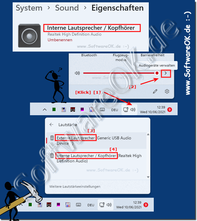 Audiogerte mit neuen Bezeichnern auf Windows 11 oder 10!