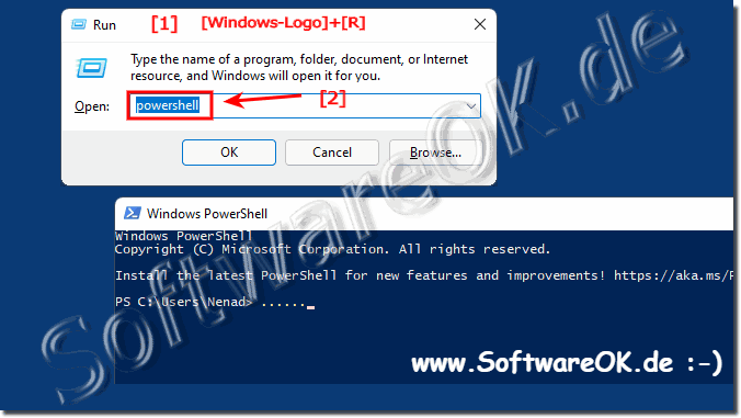 Ausführen von PowerShell auf Windows 11!