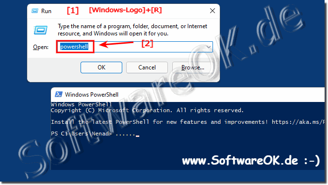 Ausfhren von PowerShell auf Windows 11!