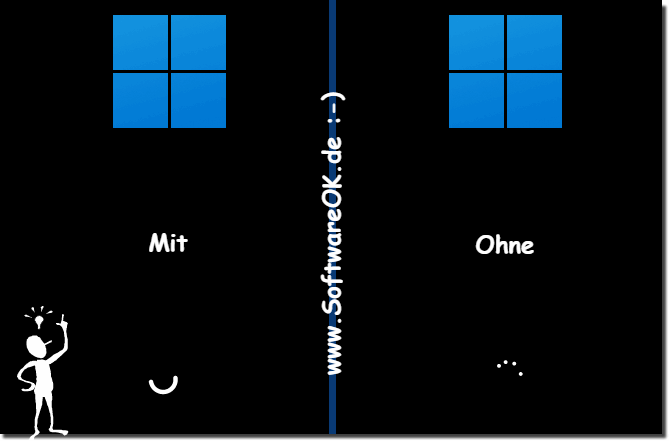 Boot-Mit und ohne Animation in Windows 11!