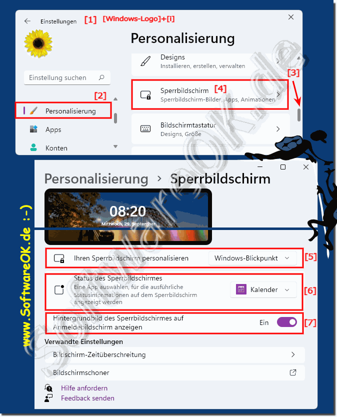 Sperrbildschirm unter Windows 11 anpassen!