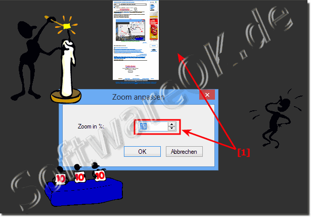 Benutzerdefinierter Zoom im Internet Explorer 10